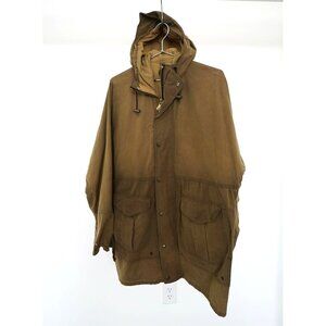 Vintage C.C. Filson Co. Mid-Length Foul Weather Hooded Jacket Tan